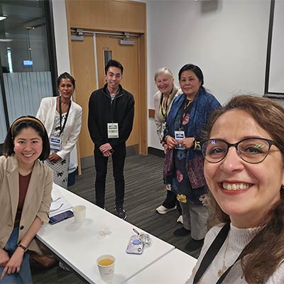 AUT Staff at the CAHRE Conference posing in a group photo
